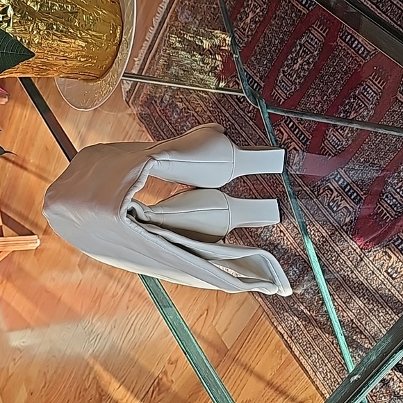 Cream Tall Boots - Picture 4 of 8